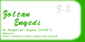 zoltan enyedi business card